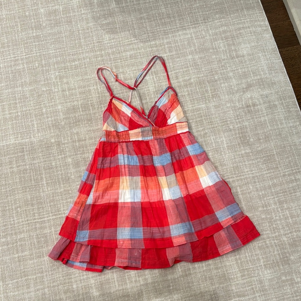 Colorful Plaid Dress